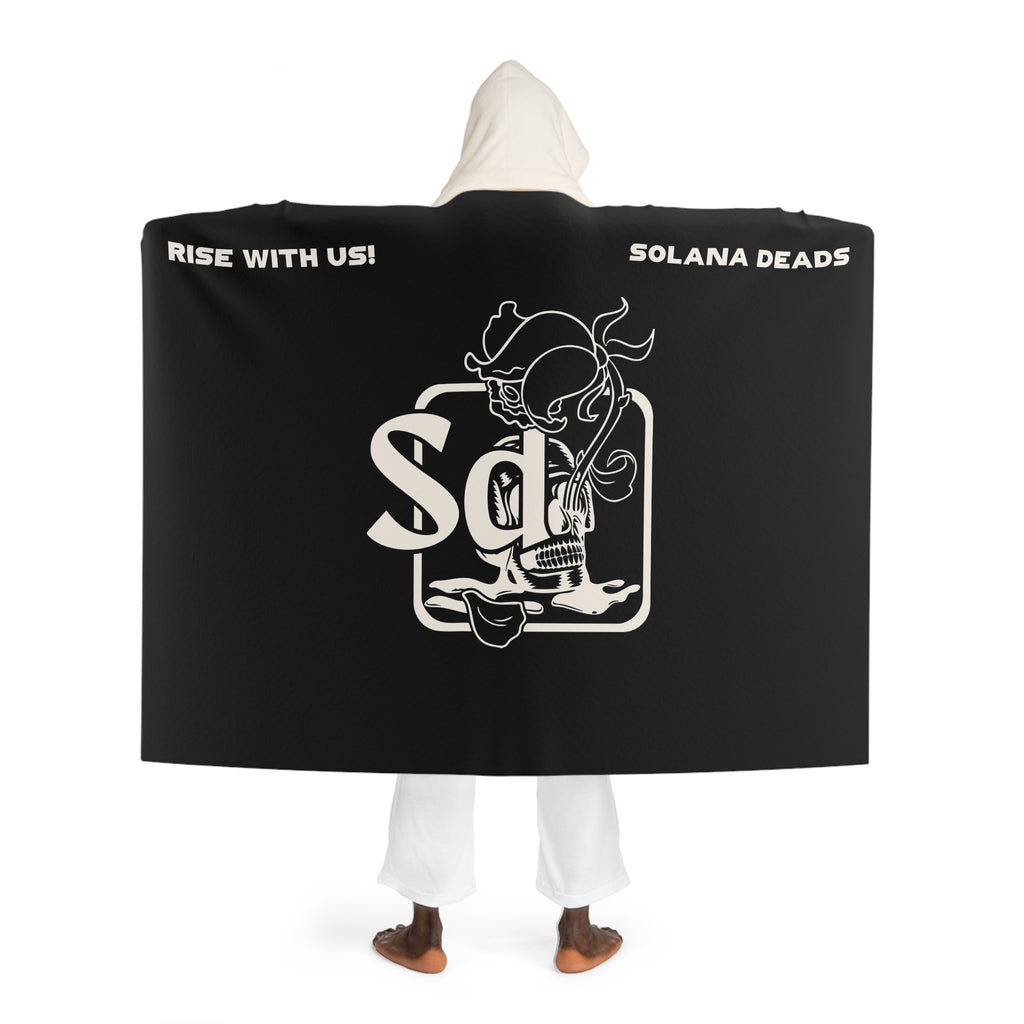 Sherpa Fleece Hooded Blanket - Solana Deads Designer