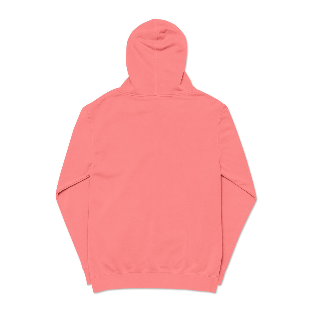 Pigment-Dyed Hoodie - Solana Deads Embroidered Cozy Sweatshirt