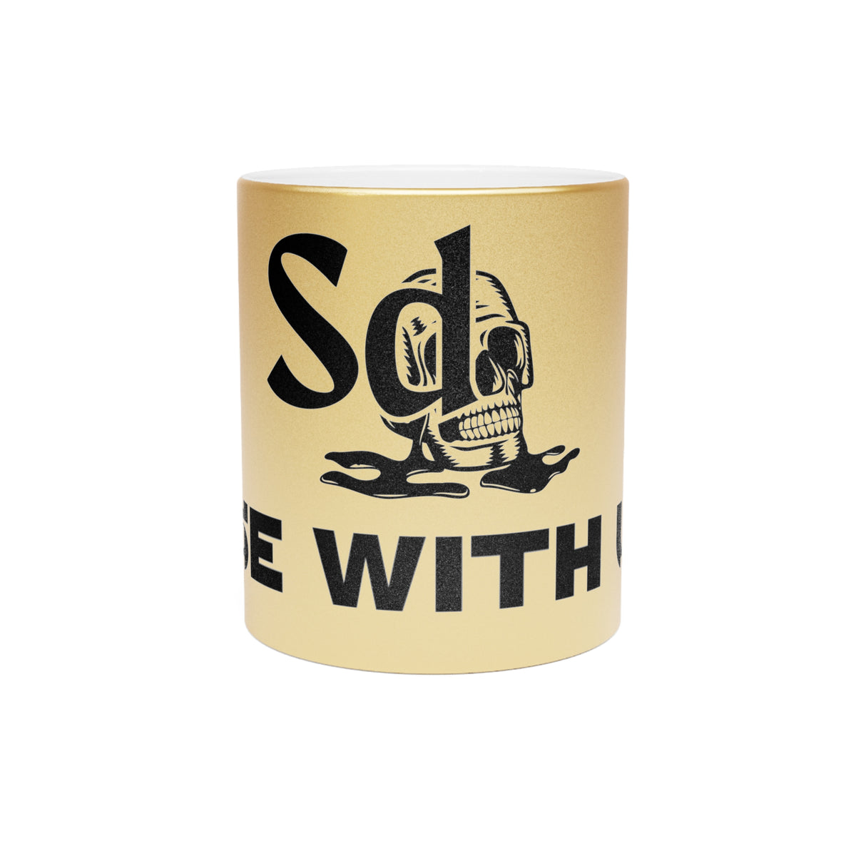Metallic Skull Mug - Rise With Us
