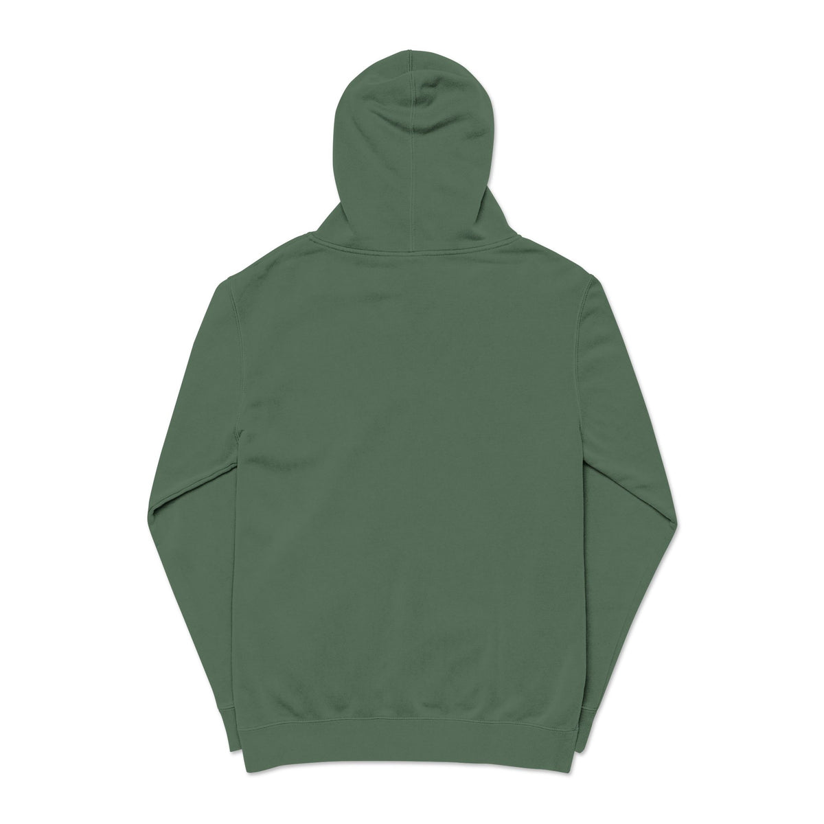 Pigment-Dyed Hoodie - Solana Deads Embroidered Cozy Sweatshirt