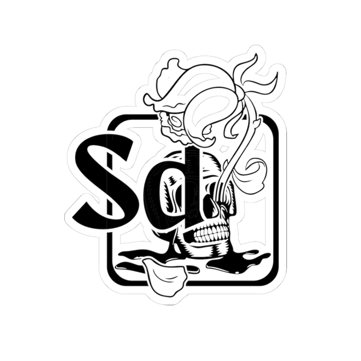 Solana Deads Skull & Rose Stickers