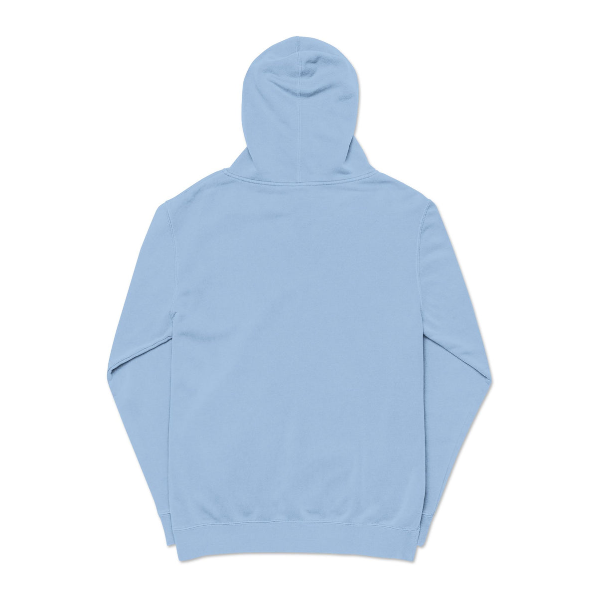 Pigment-Dyed Hoodie - Solana Deads Embroidered Cozy Sweatshirt