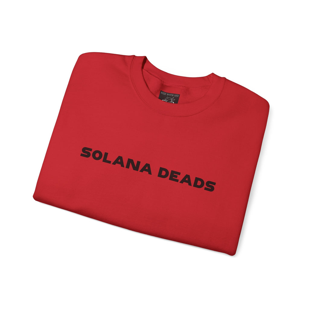 Solana Deads Graphic Sweatshirt | Cozy Unisex Crewneck | Casual Streetwear | Perfect for Gifting | Fun Layering Piece