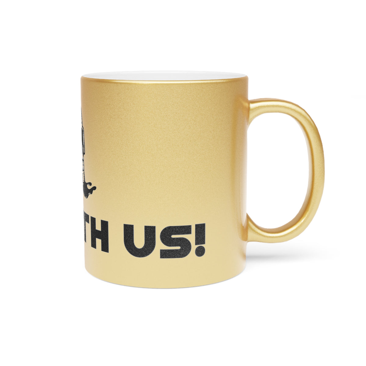 Metallic Skull Mug - Rise With Us