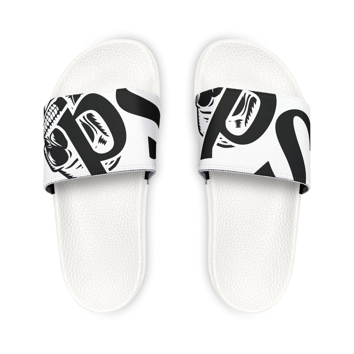 Men's Graphic Slide Sandals — Removable Strap,