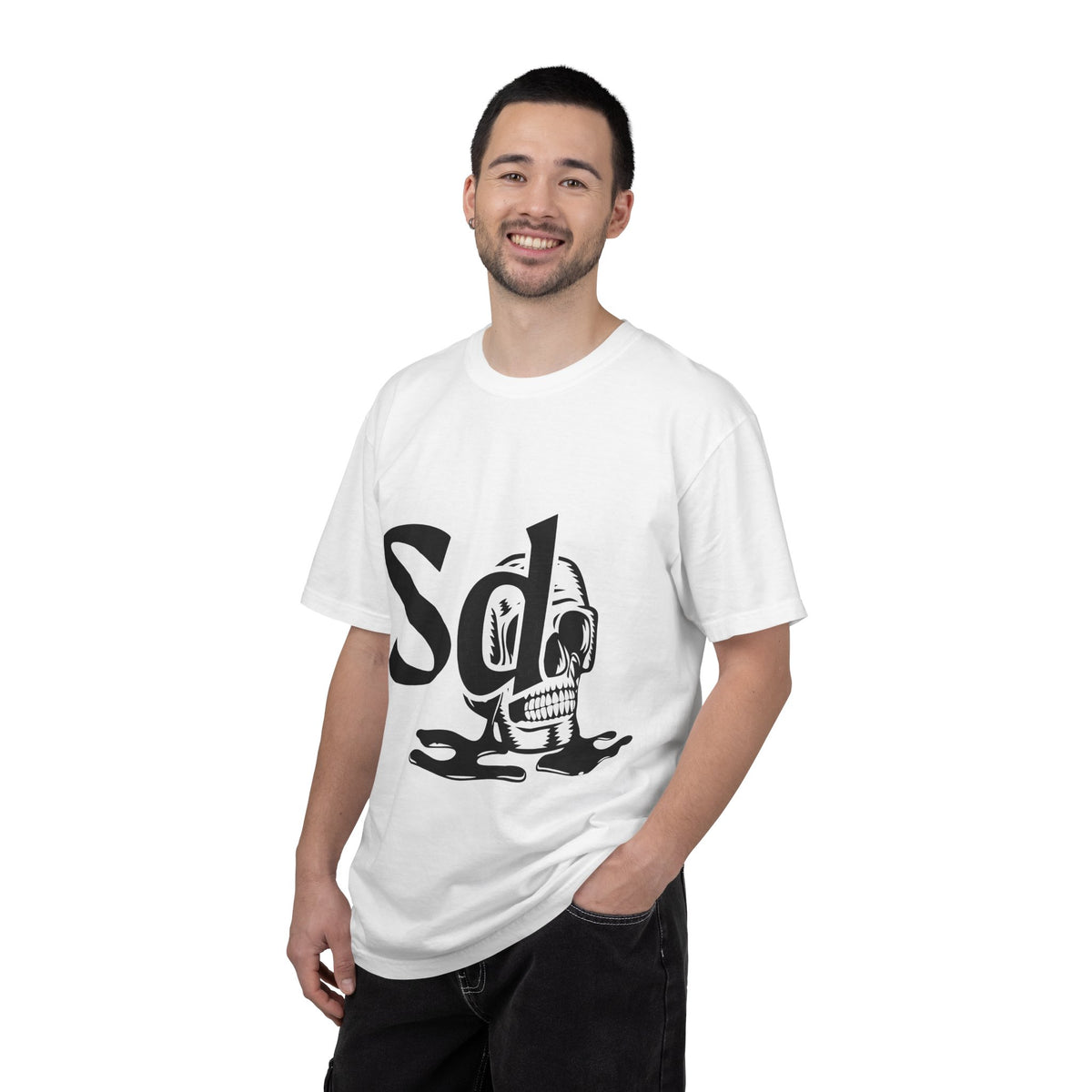 Solana Deads Skull T-Shirt — "Sd" Front Graphic & QR Code Back | Rise With Us Crypto Tee