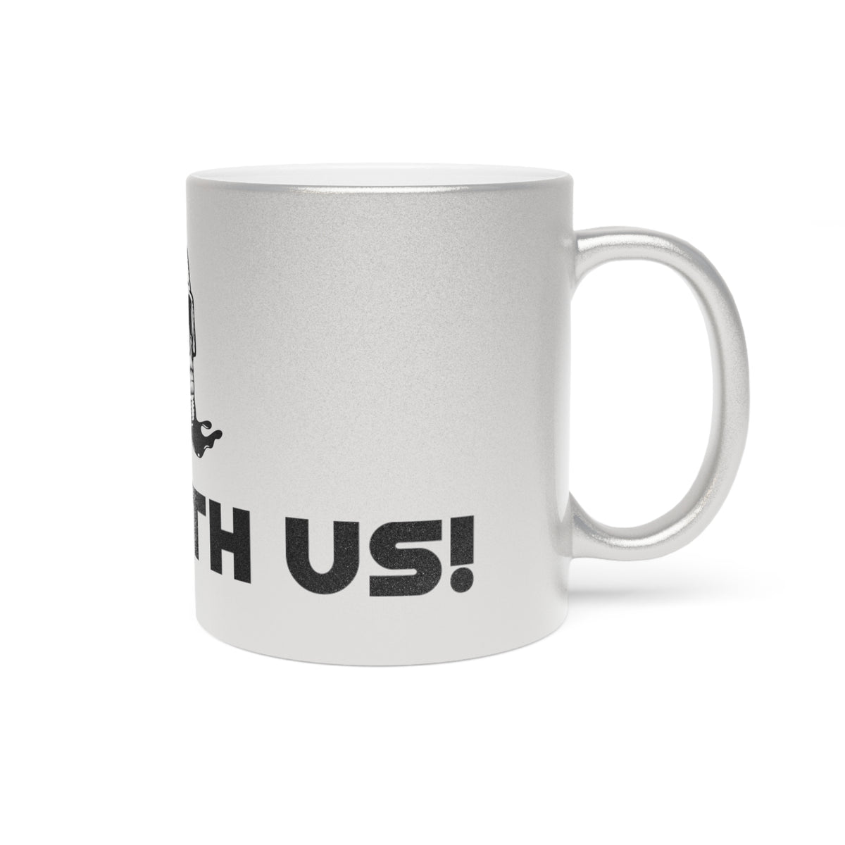 Metallic Skull Mug - Rise With Us