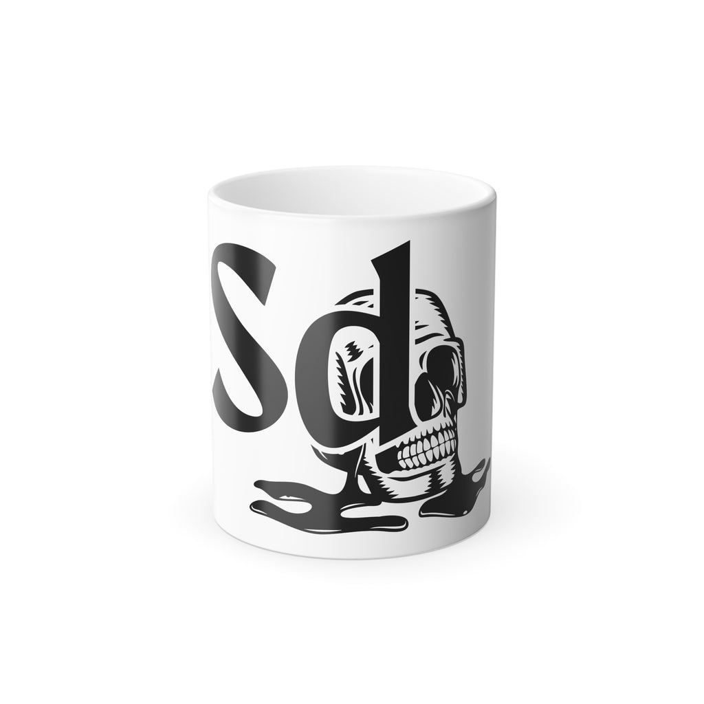 Color-Changing Mug — Solsna Deads Skull Heat Reveal, 11oz