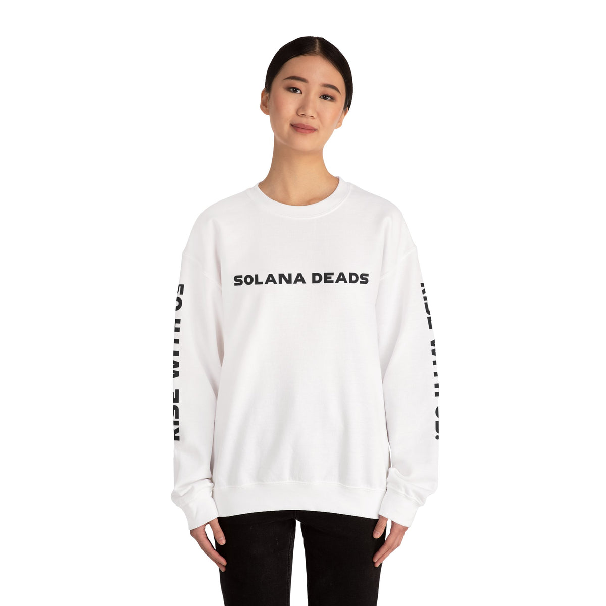 Solana Deads Graphic Sweatshirt | Cozy Unisex Crewneck | Casual Streetwear | Perfect for Gifting | Fun Layering Piece
