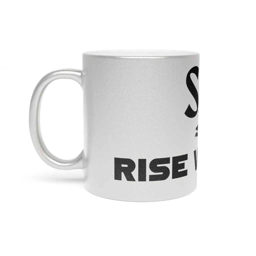 Metallic Skull Mug - Rise With Us