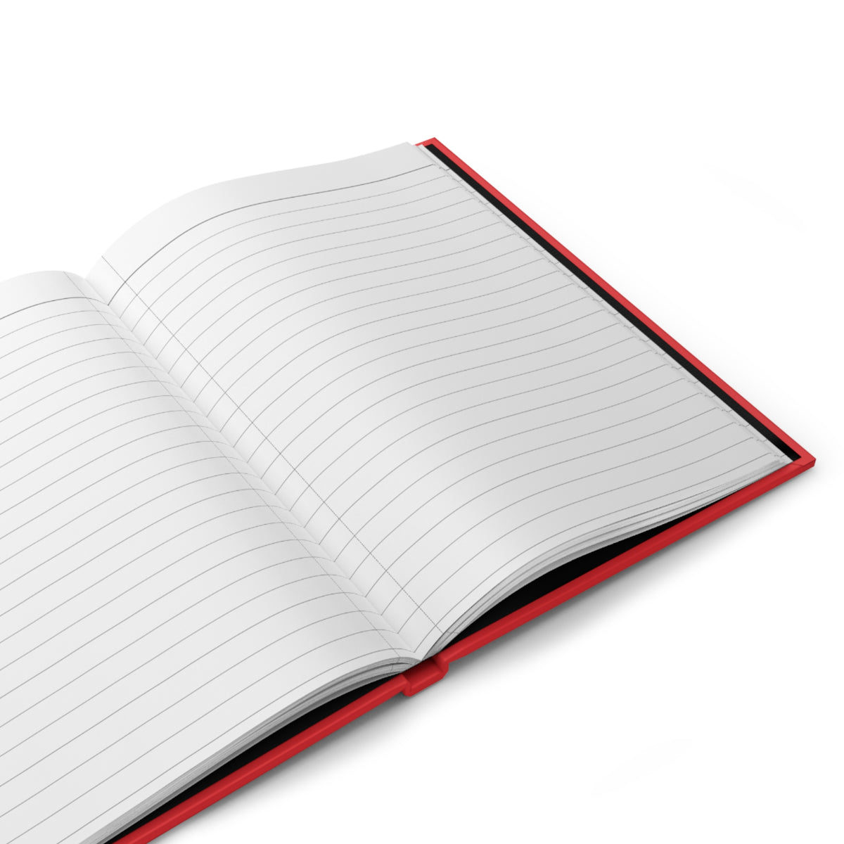 Hardcover Journal — 'Solana Deads' Skull Logo Red Notebook