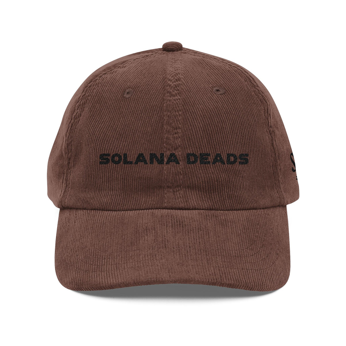 Solana Deads Vintage Corduroy Cap with Embroidery