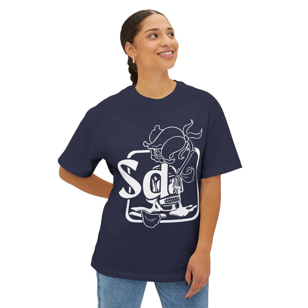 Oversized Boxy Tee Solana Deads Graphic T-Shirt