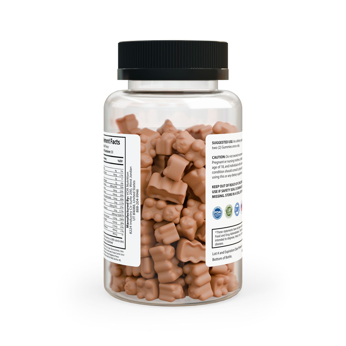 Hair Vitamin Gummies (60 Gummies) by Solana Deads
