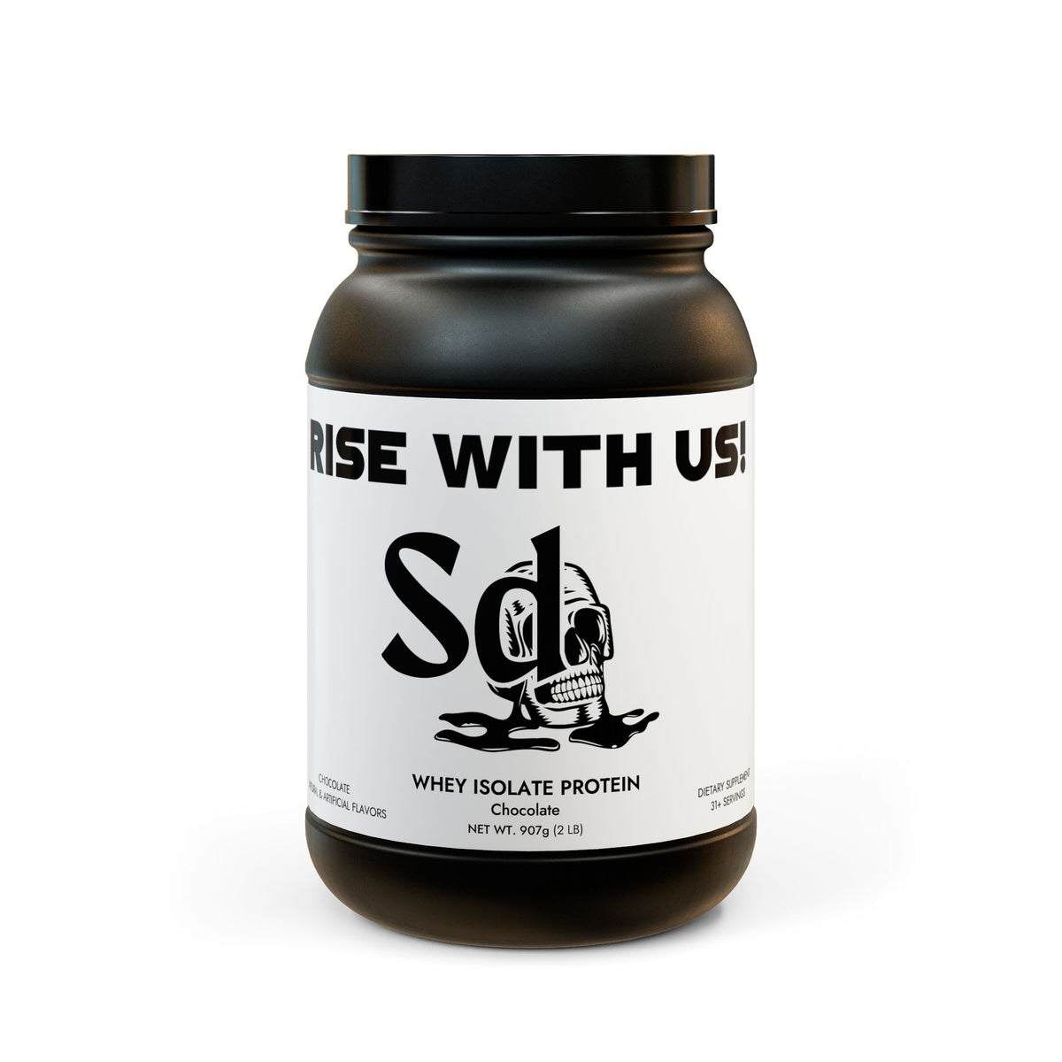 Whey Isolate Protein Supplement (907g, 2lb) by Solana Deads