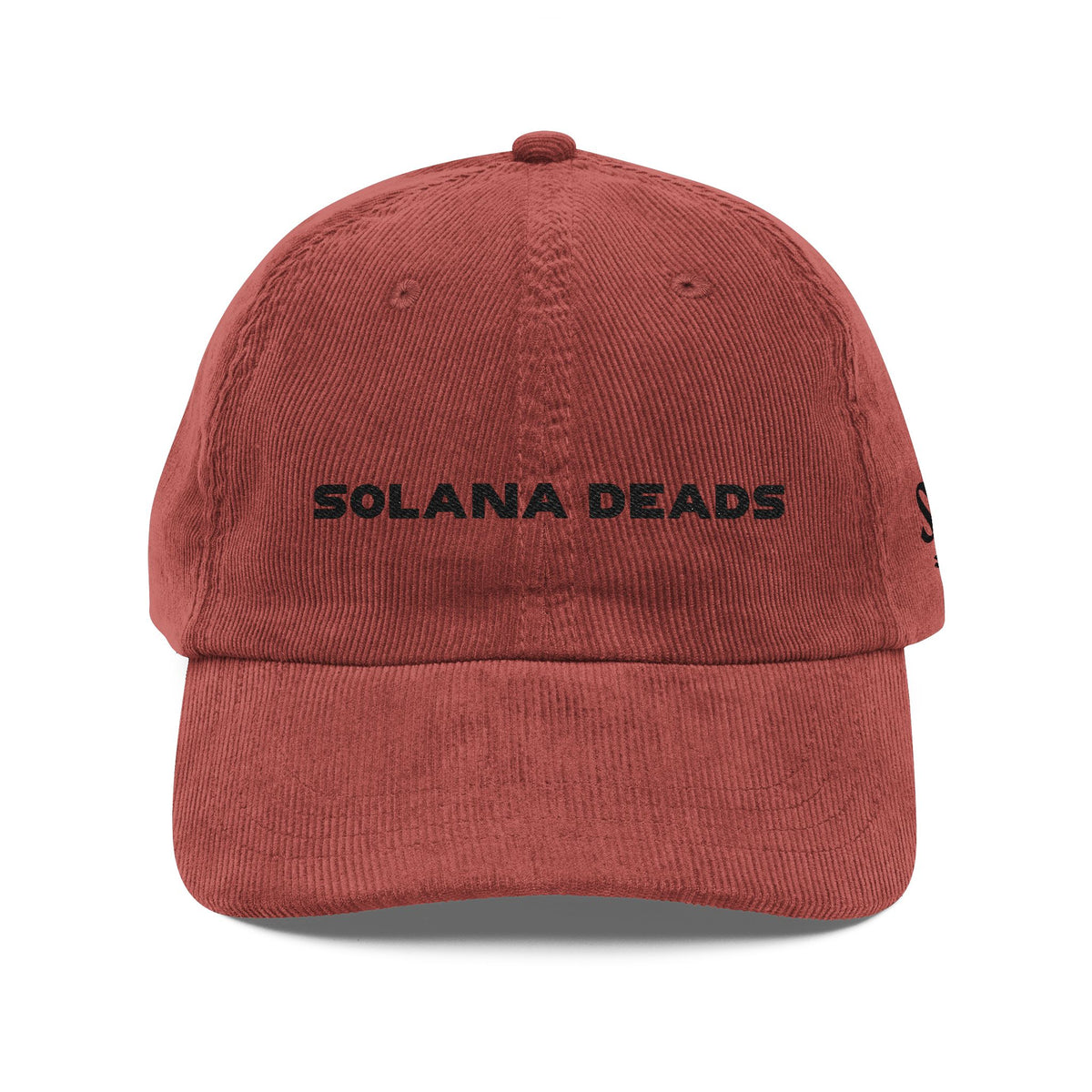 Solana Deads Vintage Corduroy Cap with Embroidery
