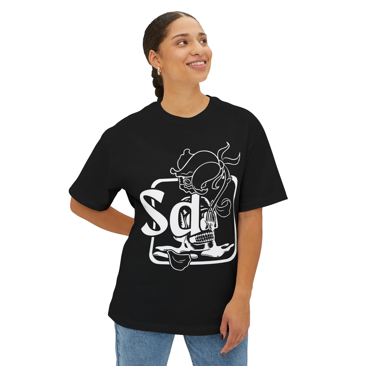 Oversized Boxy Tee Solana Deads Graphic T-Shirt