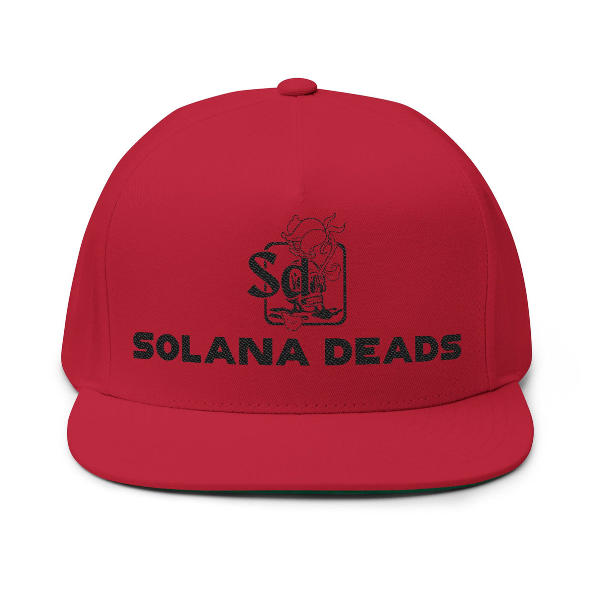 Snap Back Embroidery Cap - Solana Deads Design