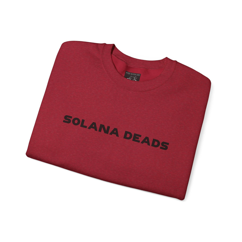 Solana Deads Graphic Sweatshirt | Cozy Unisex Crewneck | Casual Streetwear | Perfect for Gifting | Fun Layering Piece