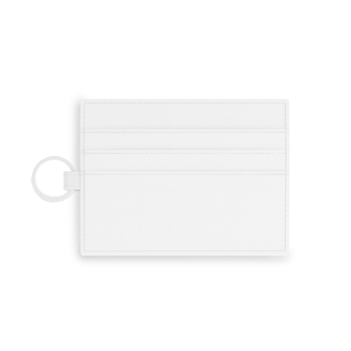 Saffiano Leather Card Holder — Solana Deads Skull Logo Card Wallet