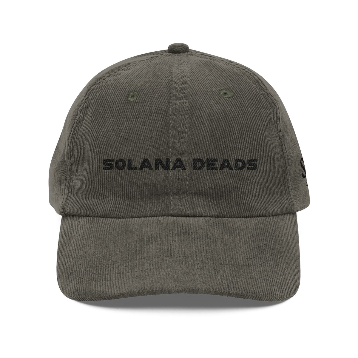 Solana Deads Vintage Corduroy Cap with Embroidery
