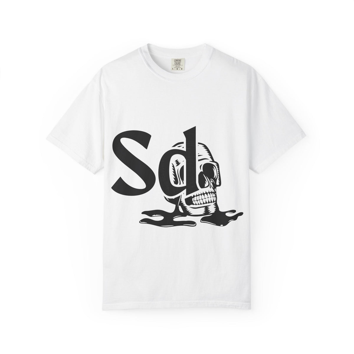 Solana Deads Skull T-Shirt — "Sd" Front Graphic & QR Code Back | Rise With Us Crypto Tee