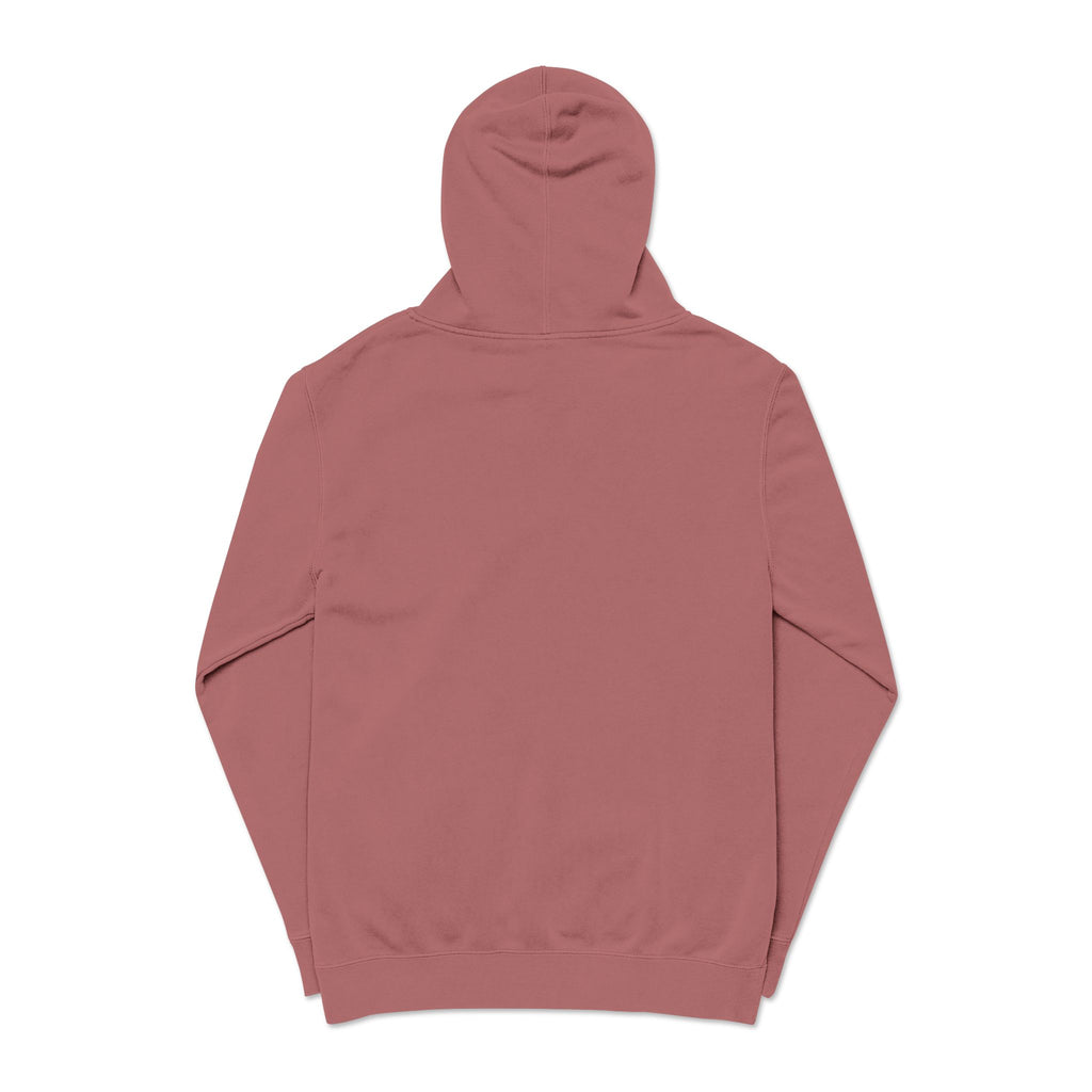 Pigment-Dyed Hoodie - Solana Deads Embroidered Cozy Sweatshirt