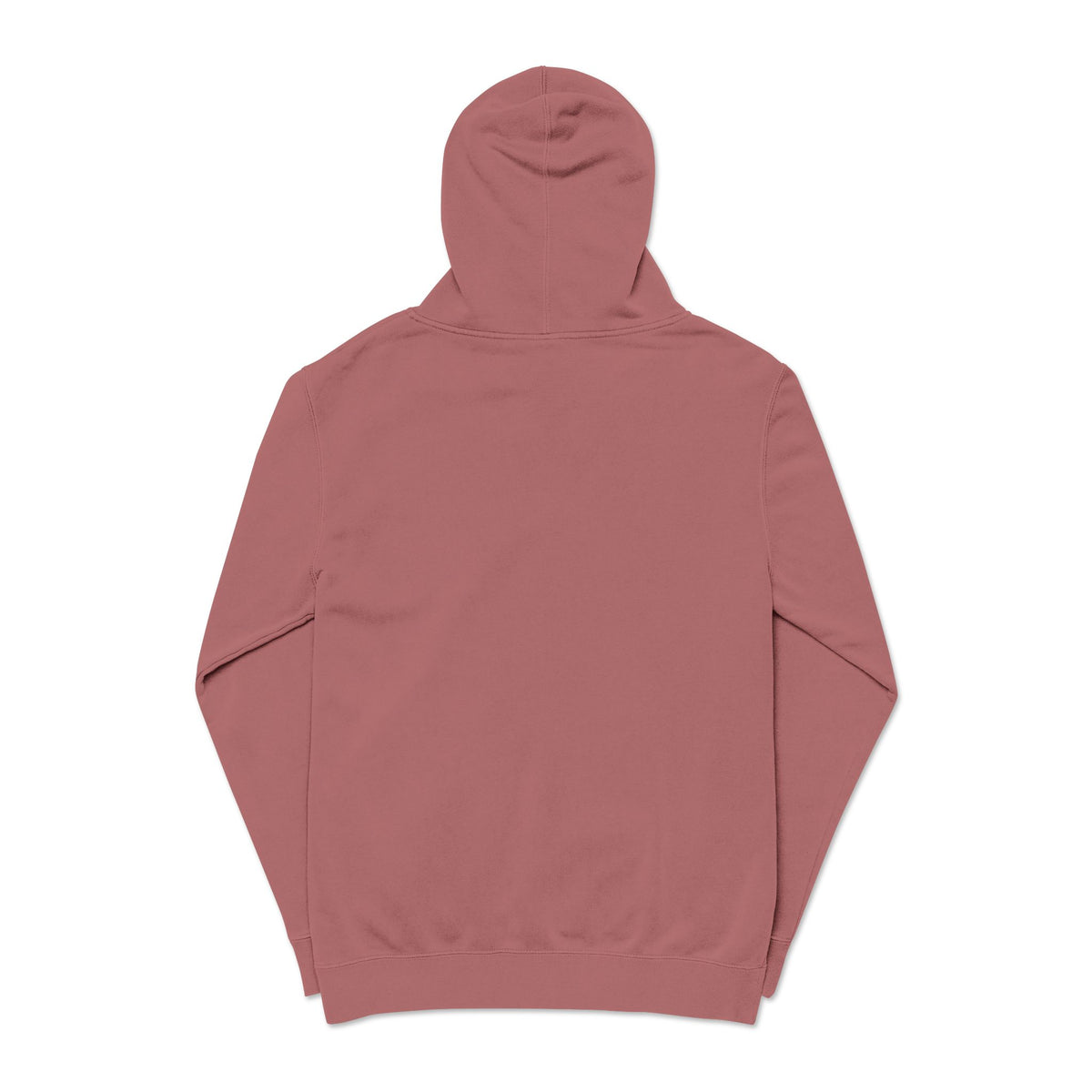 Pigment-Dyed Hoodie - Solana Deads Embroidered Cozy Sweatshirt