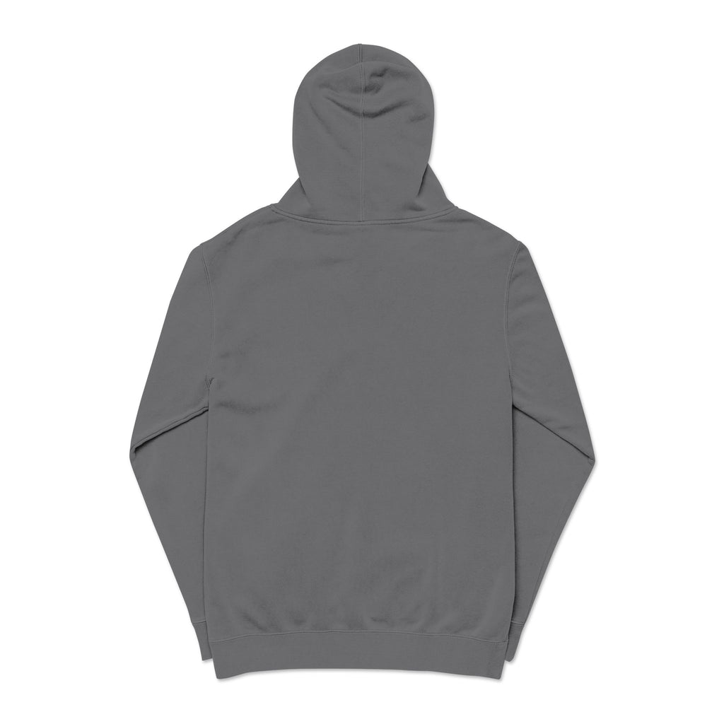Pigment-Dyed Hoodie - Solana Deads Embroidered Cozy Sweatshirt