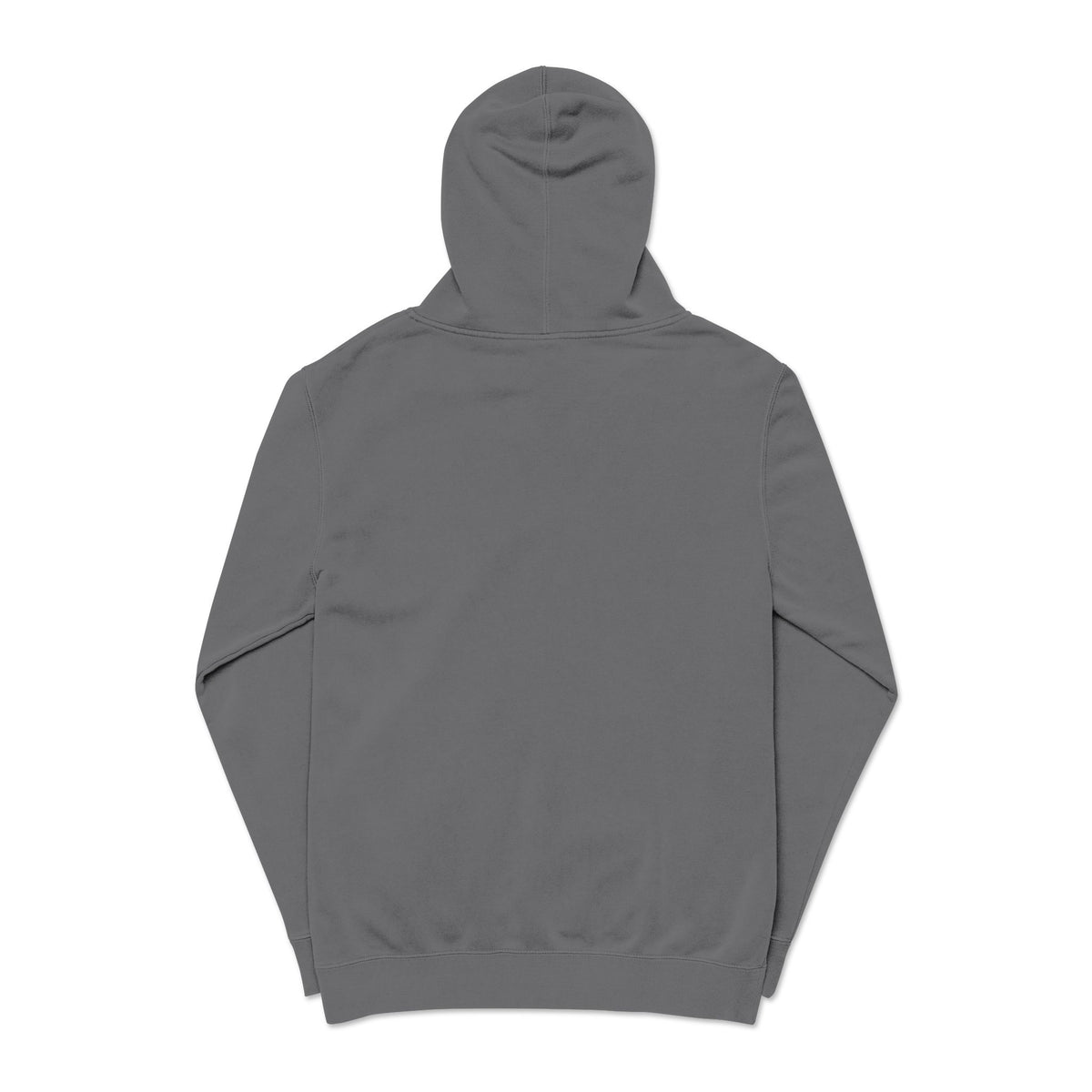 Pigment-Dyed Hoodie - Solana Deads Embroidered Cozy Sweatshirt