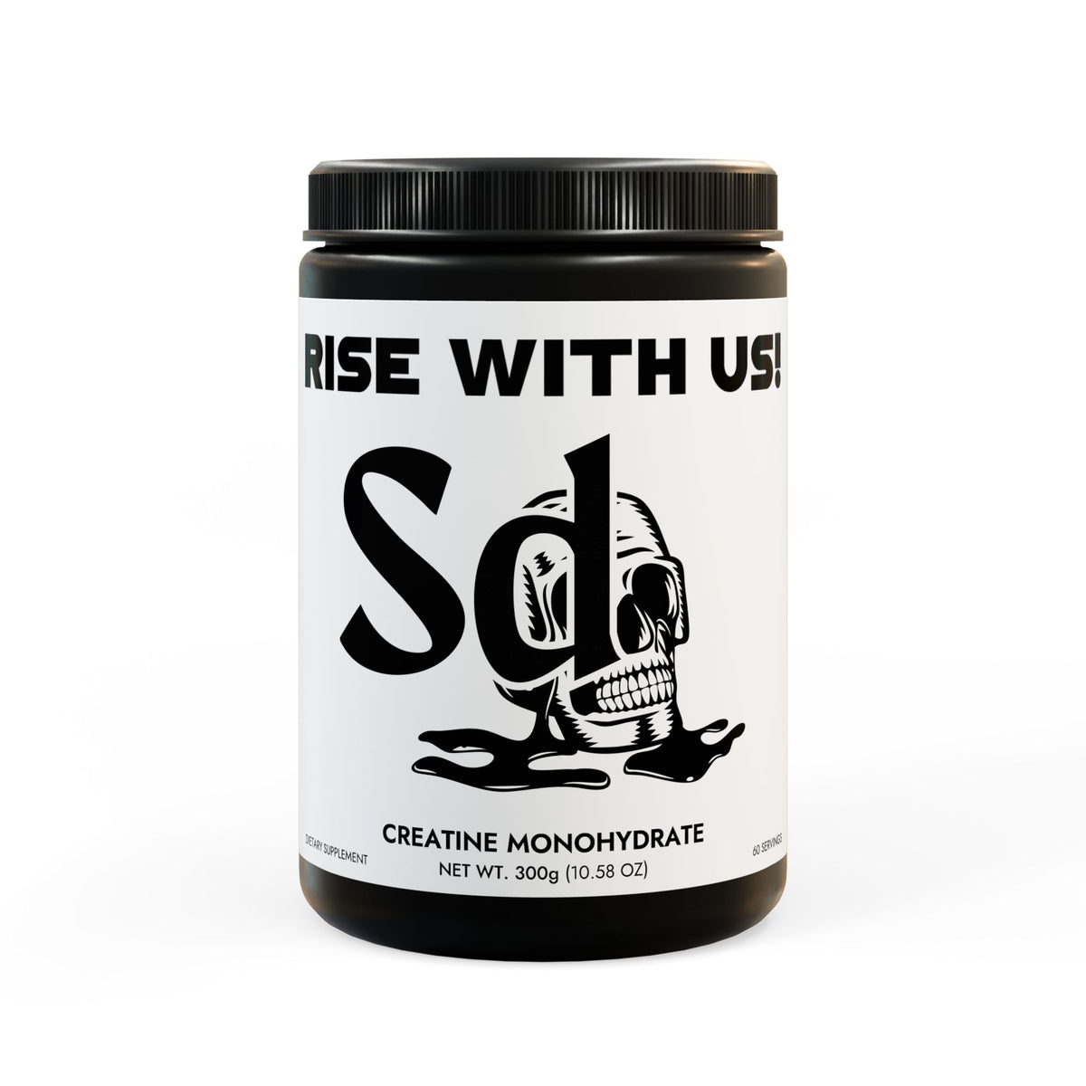 Creatine Monohydrate Supplement (300g, 10.58oz) by Solana Deads
