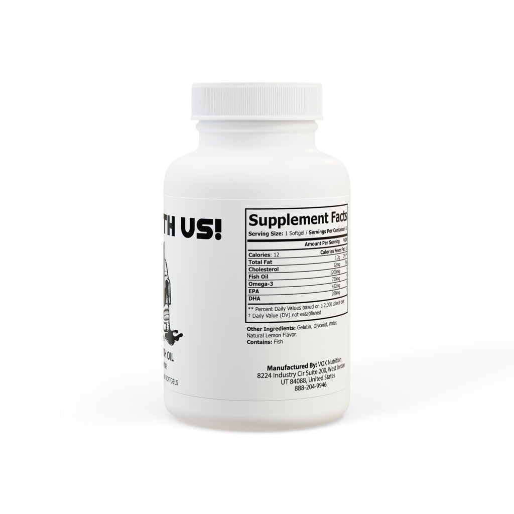 Omega 3 Fish Oil Supplement (60 Softgels) by Solana Deads