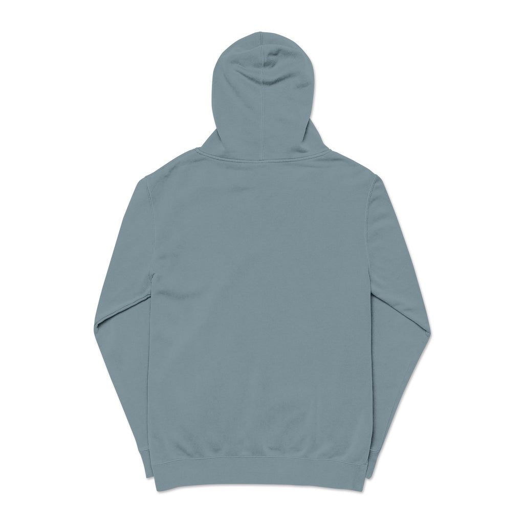 Pigment-Dyed Hoodie - Solana Deads Embroidered Cozy Sweatshirt