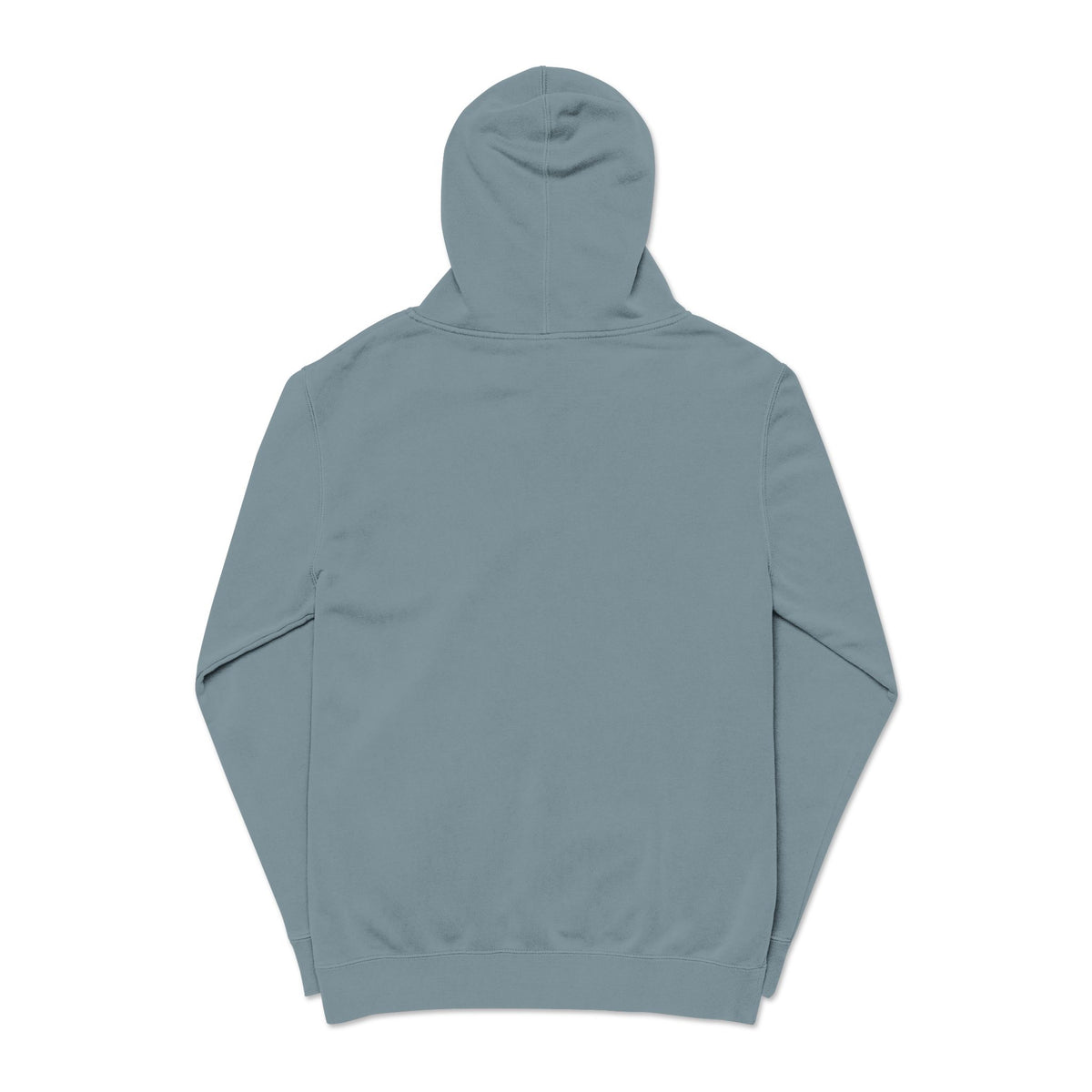 Pigment-Dyed Hoodie - Solana Deads Embroidered Cozy Sweatshirt