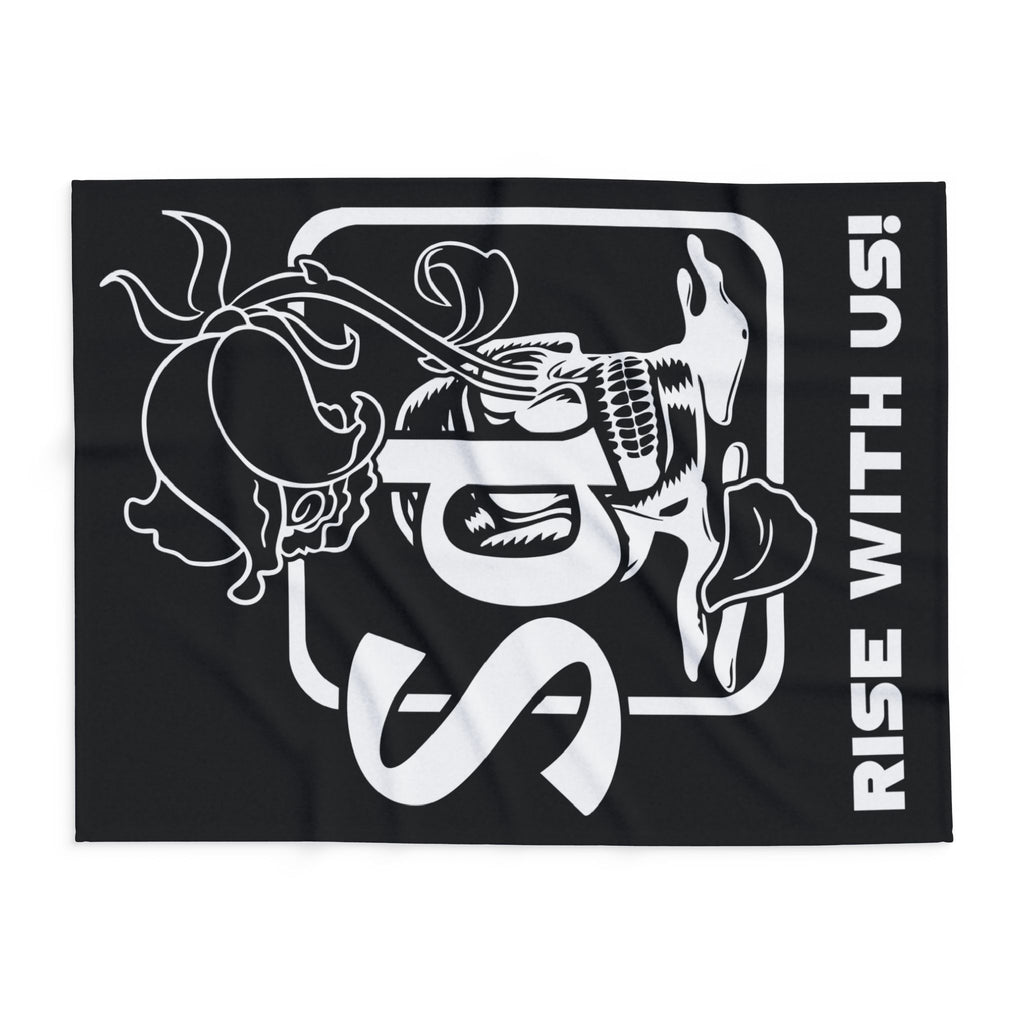 Fleece Blanket - Solana Deads Polar Bear Design