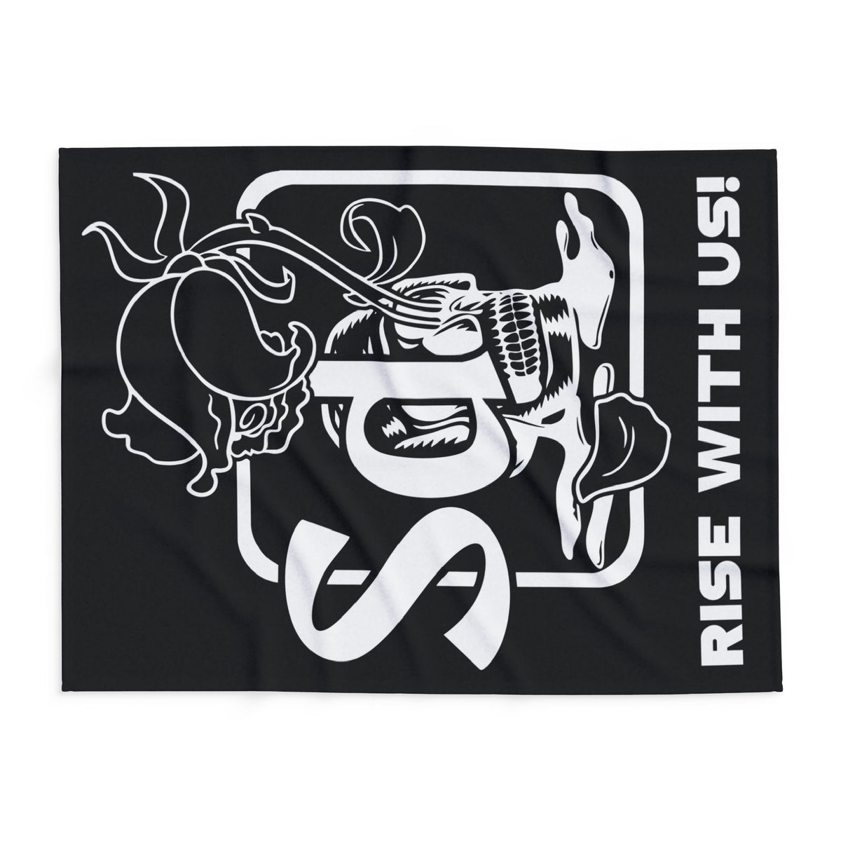 Fleece Blanket - Solana Deads Polar Bear Design
