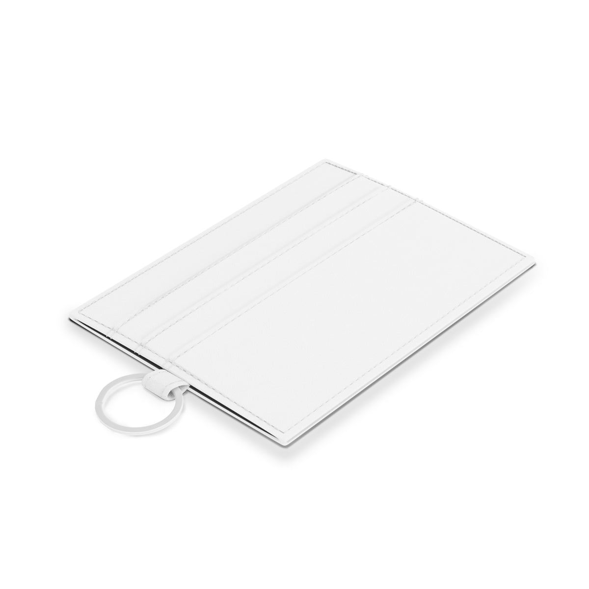 Saffiano Leather Card Holder — Solana Deads Skull Logo Card Wallet