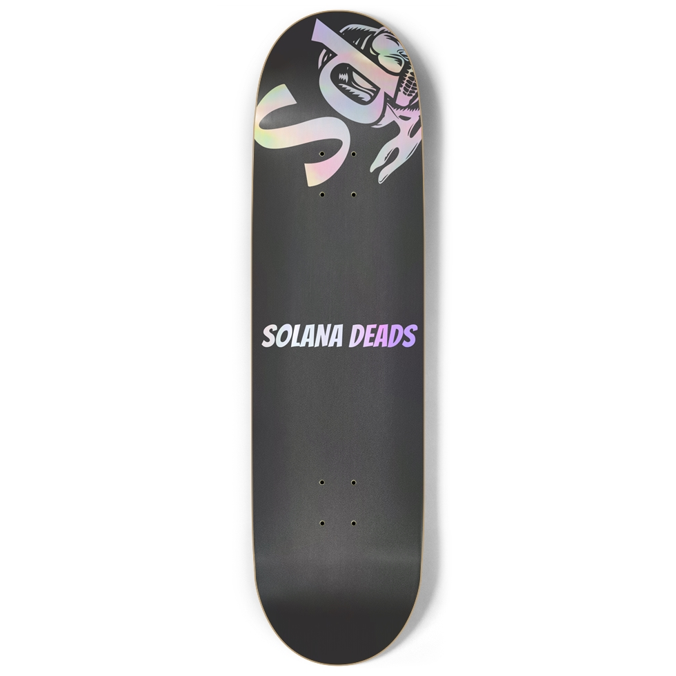SOLANA DEADS Holographic Skateboard